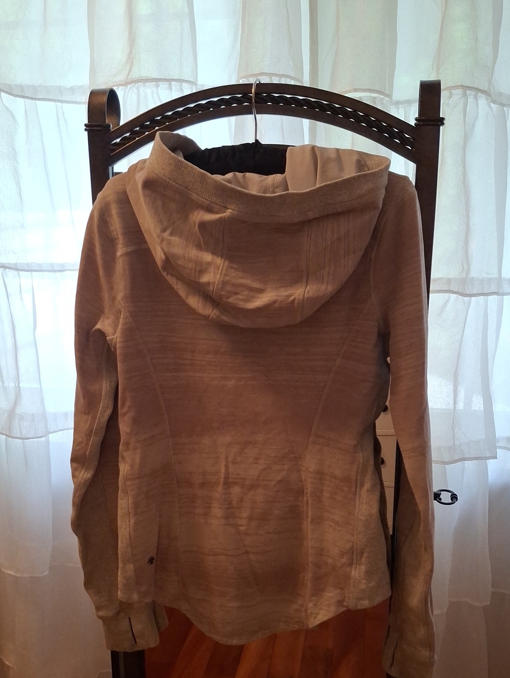 lululemon athletica Light Taupe Half-Zip Hooded Pullover - Picture 2 of 7